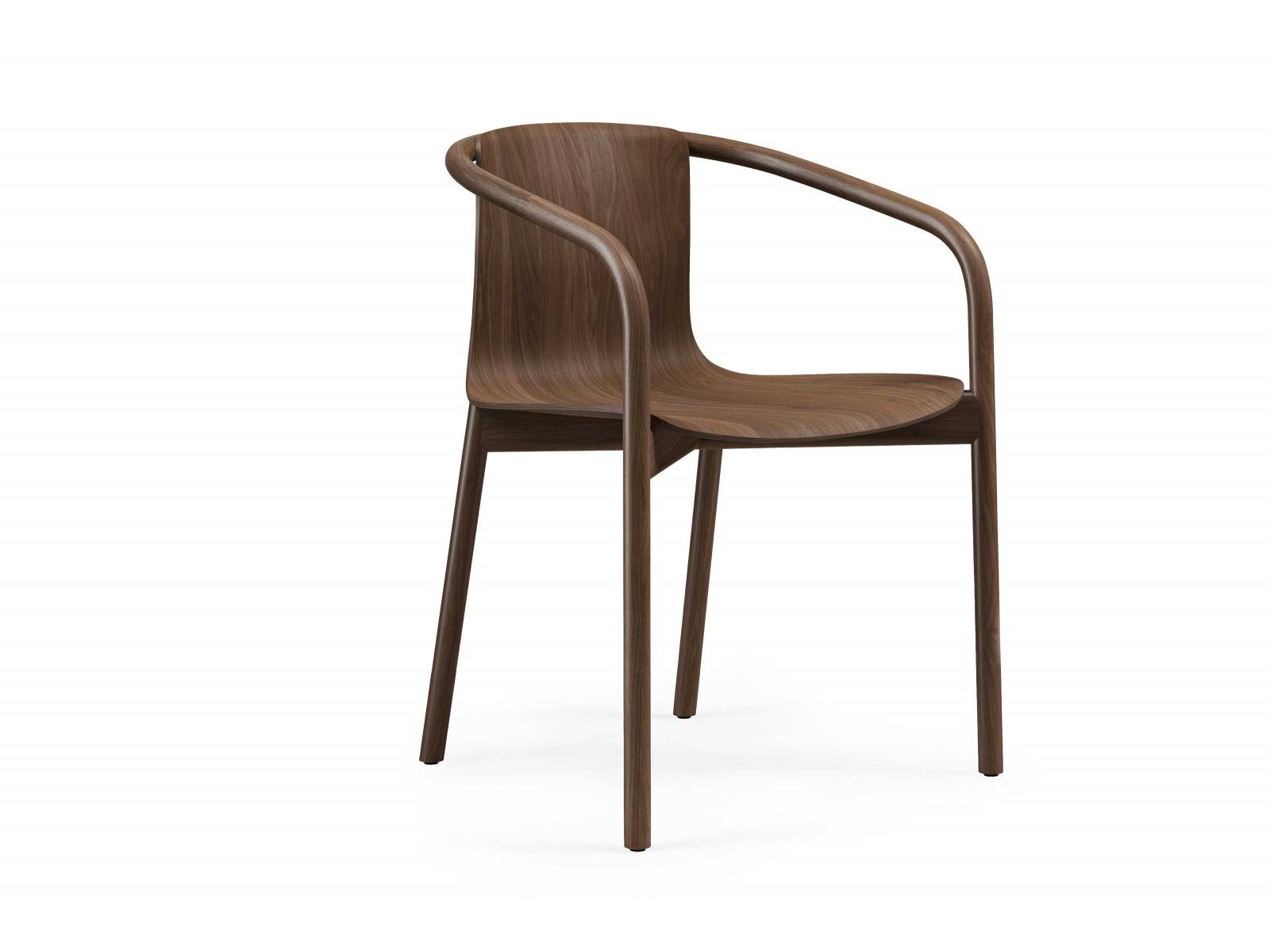 «Osuu» heisst der neue Stuhl, mit dem Walter Knoll seine Kompetenz im Biegen von Holz unter Beweis stellt. Der Stuhl ist extrem leicht und hat das Potenzial zum Lieblingsmöbel: Wer einmal seine Hände auf die weiche Oberfläche gelegt hat, wird sie kaum mehr loslassen können. Design: Foster + Partners. WALTER KNOLL.
