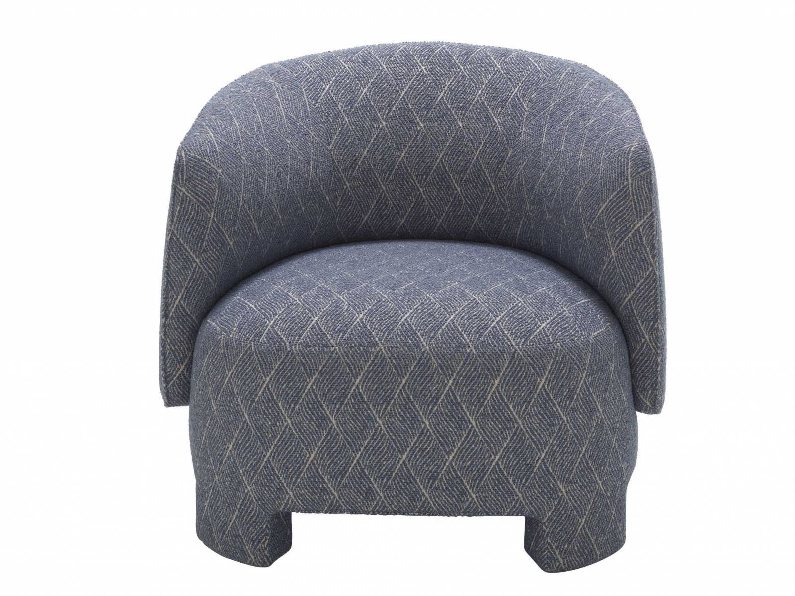 Einladend wirkt «Taru» nicht nur wegen der geschwungenen Rückenlehne, sondern auch durch das komplett bezogene Untergestell. Vorder- und Rückseite von Ersterer können unterschiedlich bezogen werden. Das Design von Sebastian Herkner ist auch als Sofa erhältlich. Ligne Roset.
